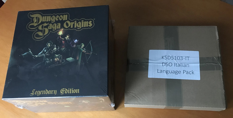 Dungeon Saga Origins Legendary Edition - Kickstarter Edizione - in Italiano - Nuovo Sigillato 1