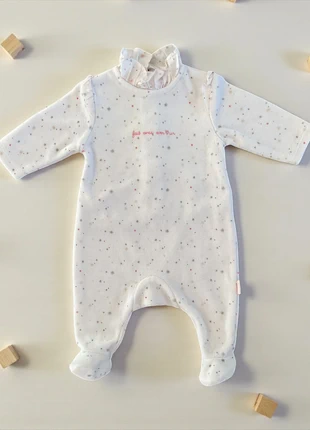 P’tit Bisou. Pyjama grenouillère. 1 mois., brand: P'tit Bisou, condizioni: Ottime, taglia: 1-3 mesi / 56 cm, €3.00, €3.85 include la Protezione acquisti Pro