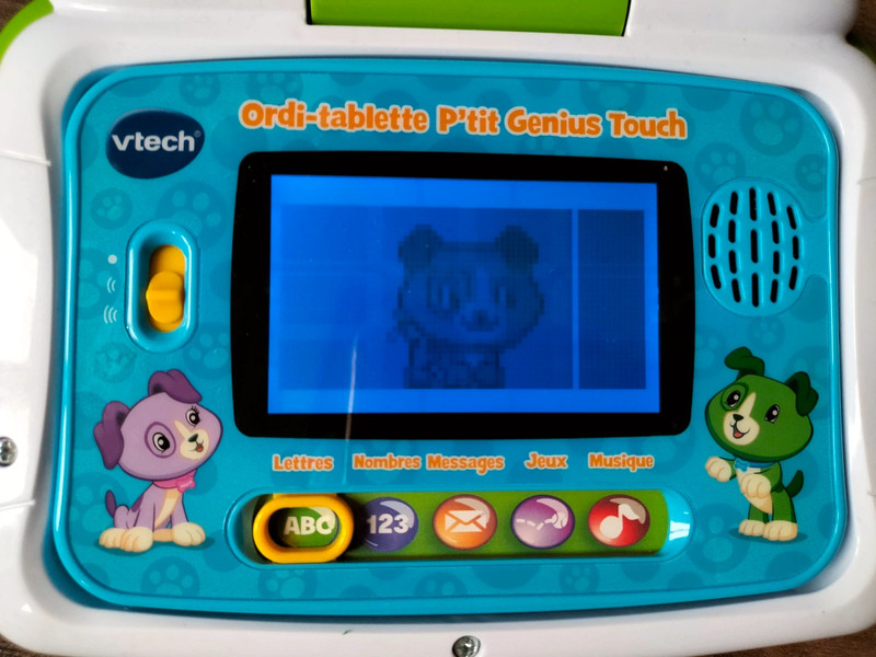 VTech - Ordi-tablette P'tit Genius Touch Vert - …