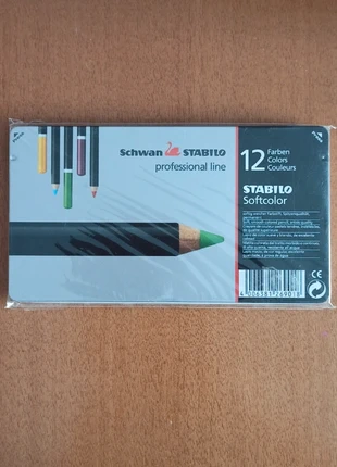 12 matite softcolor Stabilo in scatola metallica, marca: STABILO, estado: Novo com etiquetas, €20.00, €21.70 inclui Proteção do Comprador