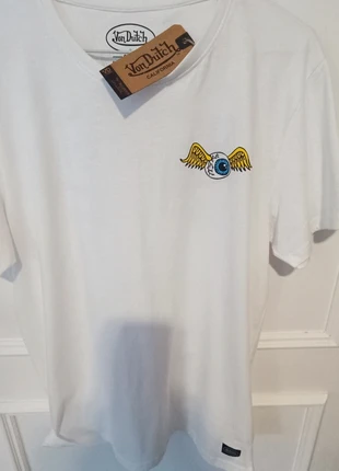 Von Dutch t -shirt mixte blanc taille XL neuf avec étiquette, marque: Von Dutch, état: Neuf avec étiquette, taille: XL / 42 / 14, 25,00 €, 26,95 € Protection acheteurs incluse