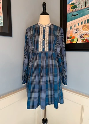 NWOT Rare! True 90s Vintage Victoria's Secret Country Cottons Blue Plaid Shirt Dress Sz M, brand: Victoria's Secret, condition: New without tags, size: M / UK 12-14, £56.67, £60.20 includes Buyer Protection