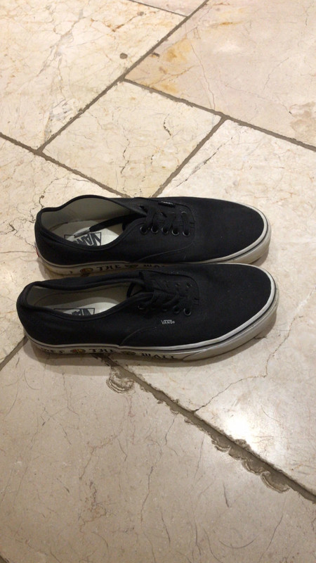 Mens black vans size top 9