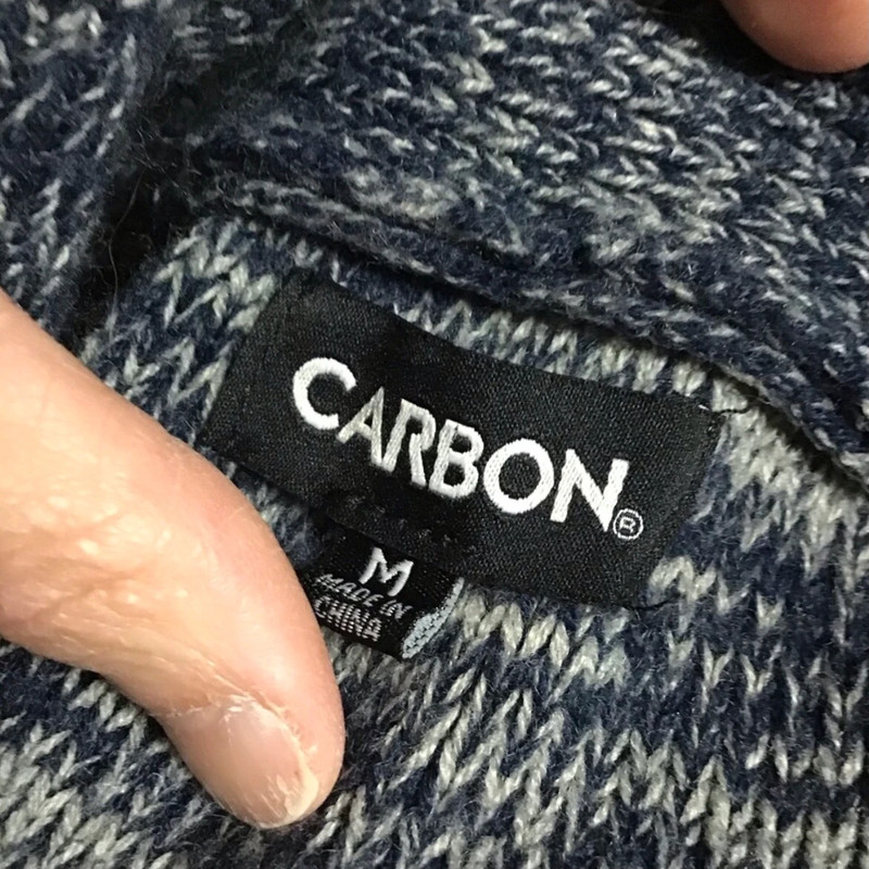 Carbon blue grandpa vibes cardigan 2