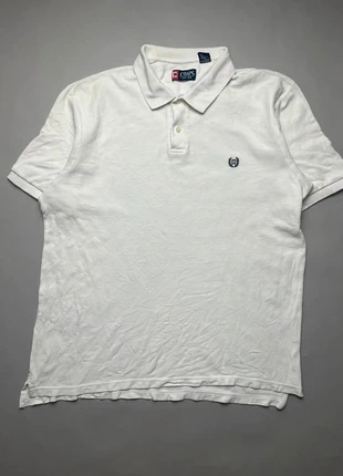 🤍 Chaps White Polo Shirt – Size L | Classic Preppy | 100% Cotton, marque: CHAPS, état: Très bon état, taille: L, 6,50 €, 7,53 € Protection acheteurs incluse