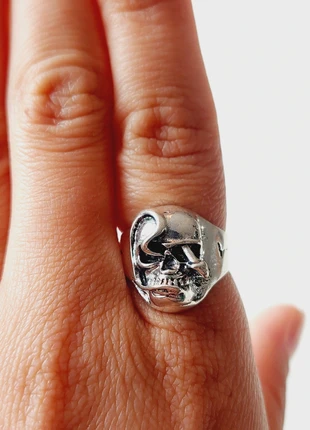 Womens ring size 7.25 skull snake, condition: Very good, size: 17.7 mm / O½, £2.99, £3.84 includes Buyer Protection