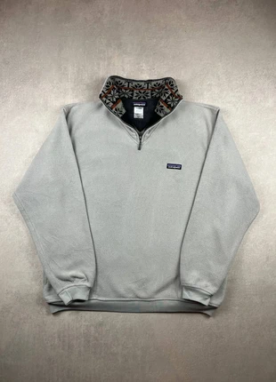 Veste polaire Patagonia Retro Pile Fleece Jacket / Half Zip Sherpa pockets | Gris| Taille XL | Homme, marca: Patagonia, estado: Muy bueno, tamaño: XL, 50,00 €, 53,20 € Protección al comprador incluida