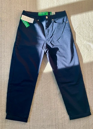 Pantalon bleu marine neuf United Colors of Benetton – Taille M, marca: United Colors of Benetton, estado: Novo com etiquetas, tamanho: M / 38 / 10, €15.00, €16.45 inclui Proteção do Comprador