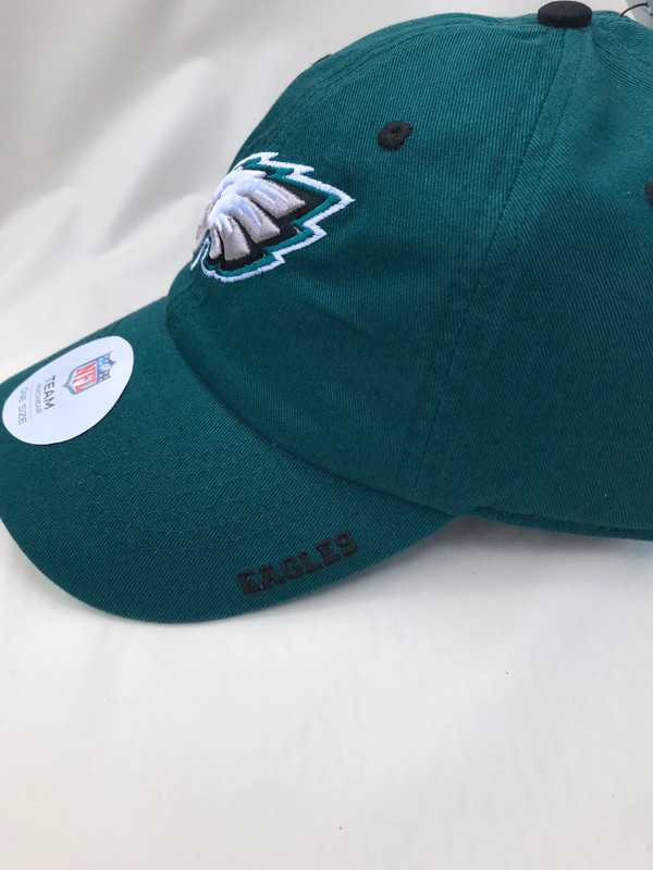 NFL Team Apparel Reebok Philadelphia Eagles Baseball Hat Cap Green 3