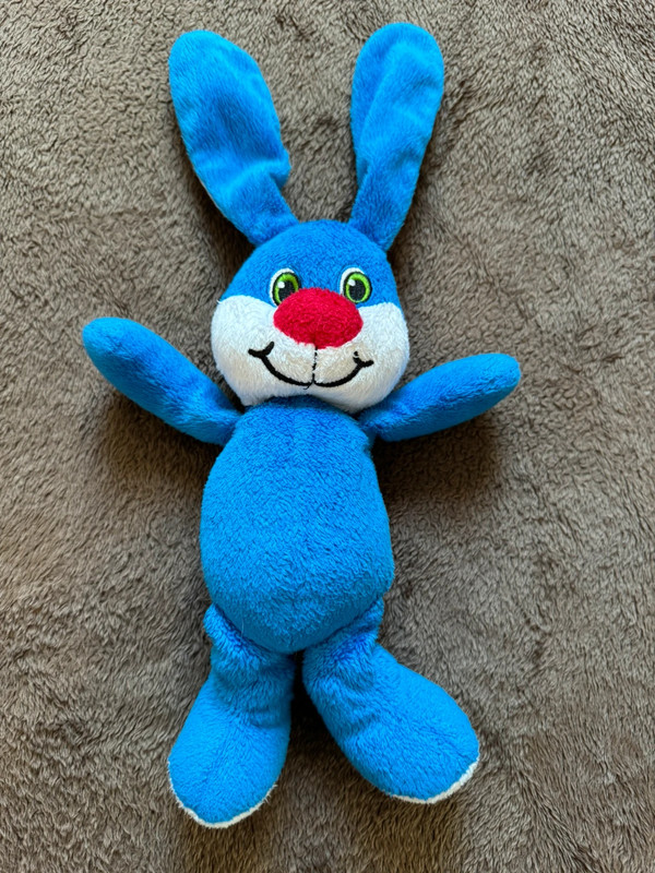 Peluche Lapin bleu 1