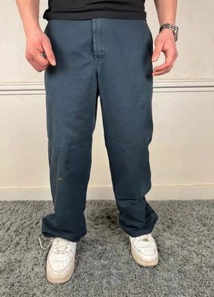 Pantalon Carpenter Chino Dickies Marine pour Homme W34 L32 vintage streetwear workwear baggy AA1387, marke: Dickies, zustand: Sehr gut, größe: W34 | DE 50, 10,00 €, 11,20 € beinhaltet Vinted-Käuferschutz Pro