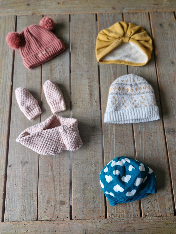 Ensemble bonnets hiver 1