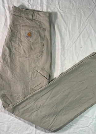 Jean’s Carhartt Carpenter Taille 34x34 Beige #829, marque: Carhartt, état: Satisfaisant, taille: W34 | FR 44, 20,00 €, 21,70 € Protection acheteurs incluse