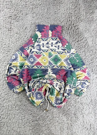 Colored Polar Fleece Vintage Geometrical Retro Design, merk: Vintage Dressing, staat: Heel goed, maat: XL / 42 / 14, € 24,95, € 26,90 inclusief Kopersbescherming