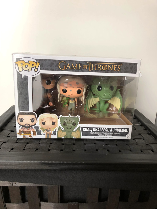 Khal khaleesi and sales rhaegal funko pop