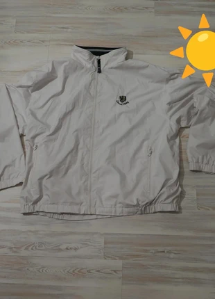 Veste Blanche Tommy Hilfiger blanche XXL avec broderies, merk: Tommy Hilfiger, staat: Goed, maat: XXL, € 14,00, € 15,40 inclusief Kopersbescherming