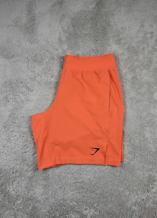 Short de sport Gymshark Orange - Taille S, marque: Gymshark, état: Neuf sans étiquette, taille: S, 25,00 €, 26,95 € Protection acheteurs incluse
