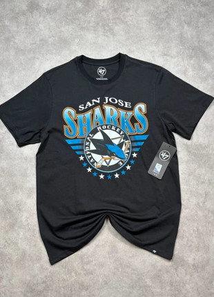 Tee-Shirt Manche Courte Vintage y2k NHL USA 47 Brand- Hockey Sharks de San José Team- Taille L, marque: 47 Brand, état: Très bon état, taille: L, 14,90 €, 16,35 € Protection acheteurs (Pro) incluse