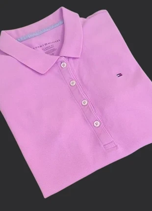 Polo Tommy Hilfiger Femme S Rose Lilas Logo Brodé Coupe Cintrée Classique, brand: Tommy Hilfiger, condition: Very good, size: S / 36 / 8, €19.00, €20.65 includes Buyer Protection