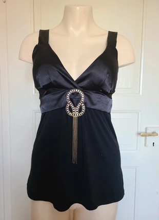 Top chic strass habillé , marque: Boutique Parisienne, état: Très bon état, taille: M / 38 / 10, 5,00 €, 5,95 € Protection acheteurs incluse