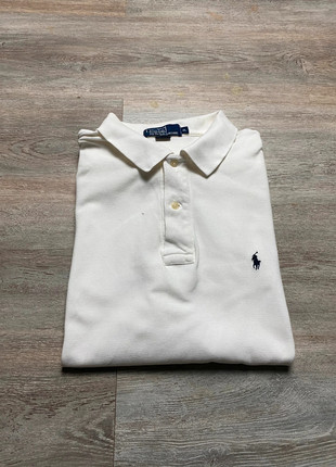 Polo manche courte Ralph Lauren couleur blanc logo bleu taille XL en bon etat, marque: Ralph Lauren, état: Bon état, taille: XL, 19,99 €, 21,69 € Protection acheteurs incluse