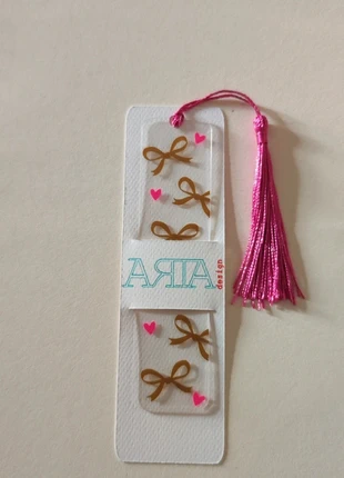 Segnalibro con fiocchi e cuoricini, état: Neuf avec étiquette, 1,50 €, 2,28 € Protection acheteurs incluse