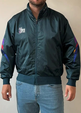 Vintage 90s Super Star Windbreaker Jacket - Rare Retro Sportswear - Size O (S-M), brand: Superstar, condition: Very good, size: M, £16.00, £17.50 includes Buyer Protection