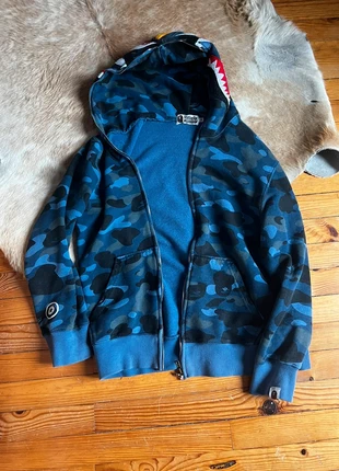 BAPE Gilet Bleu – Taille XS (zip HS), brand: A Bathing Ape (BAPE), condizioni: Ottime, taglia: XS, €65.00, €68.95 include la Protezione acquisti