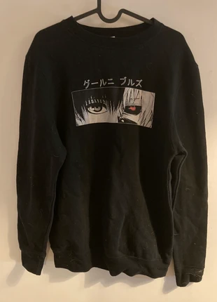 Black jumper with graphic print, brand: Lane Seven, condition: New without tags, size: S / 8, £7.00, £8.05 includes Buyer Protection