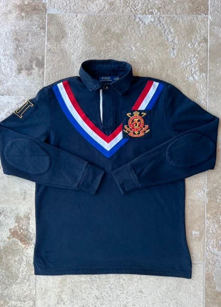 Polo Ralph Lauren vintage manche longue bleu marine homme, merk: Ralph Lauren, staat: Heel goed, maat: M, € 32,00, € 34,30 inclusief Kopersbescherming