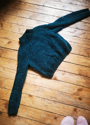 Pull chenille vert sapin TS, brand: H&M, condizioni: Ottime, taglia: S / IT 40 / EU 36, €10.00, €11.20 include la Protezione acquisti