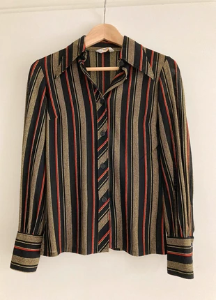 Blouse vintage, marca: Vintage, estado: Muito bom, tamanho: XS / 34 / 6, €8.00, €9.10 inclui Proteção do Comprador