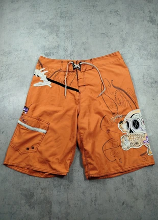 Short large vintage broderie orange box thaï  squelette XL Homme, marque: Vintage Dressing, état: Très bon état, taille: XL, 15,00 €, 16,45 € Protection acheteurs (Pro) incluse