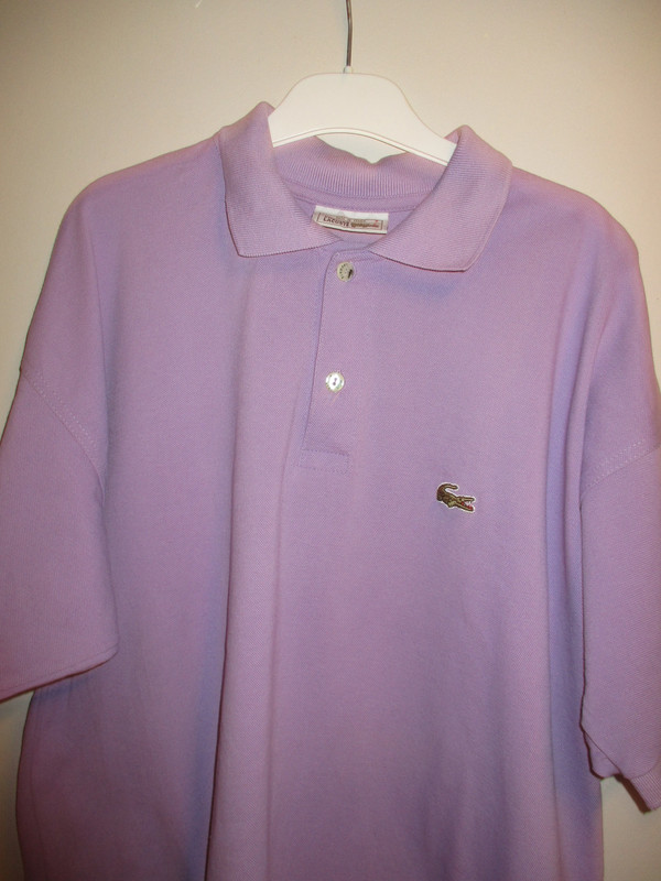 Polo Lacoste lilas manches courtes taille 7 Vinted