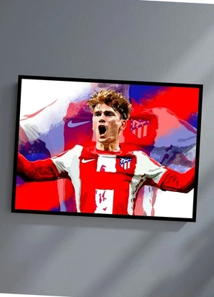 Cadre photo tableau print affiche 31x20cm - Football Antoine Griezmann, marque: griezmann, état: Neuf sans étiquette, 15,00 €, 16,45 € Protection acheteurs (Pro) incluse