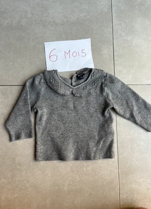 Pull col Claudine - 6 mois, brand: Kiabi, condition: Very good, size: 3-6 months / 62 cm, €2.00, €2.80 includes Buyer Protection
