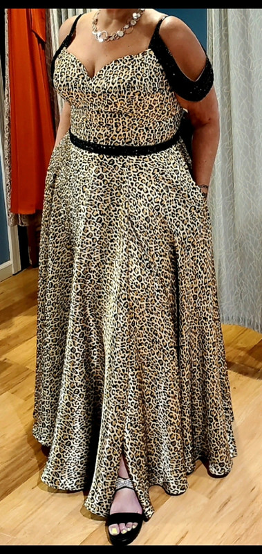 Leopard Print Long Formal Dress 3