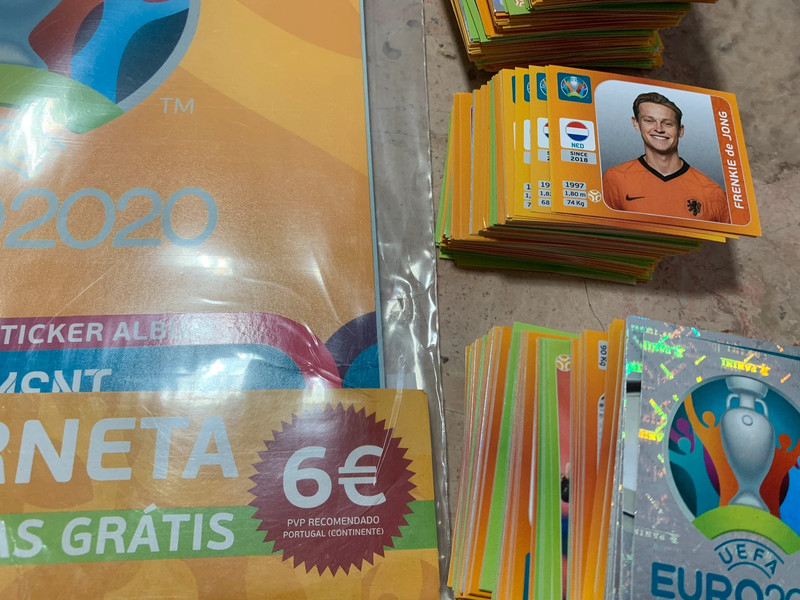 Panini Album + complete collection (678 stickers) 2020 UEFA European Football Tournament 2