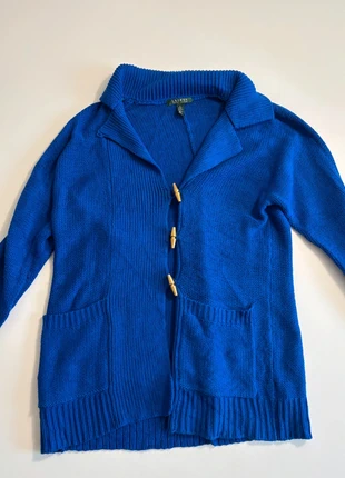 Cardigan bleu électrique à boutons dorés – Lauren Ralph Lauren – Taille S, marque: Ralph Lauren, état: Très bon état, taille: S / 36 / 8, 15,00 €, 16,45 € Protection acheteurs (Pro) incluse