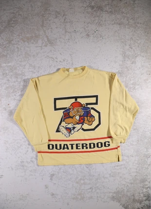 Sweat NFL Quaterdog superbowl vintage années 80 americain imprimé Small femme adulte graphique , brand: Vintage, condizioni: Discrete, taglia: S, €19.80, €21.49 include la Protezione acquisti Pro