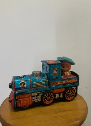 Trenino latta vintage anni 50 kanto toys western, brand: Collezione, condizioni: Buone, taglia: Taglia unica, €40.00, €42.70 include la Protezione acquisti