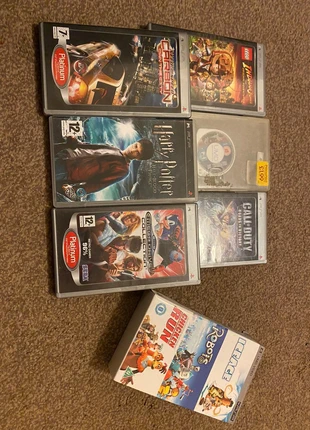 PSP bundle of games and films, brand: Sony PSP, condition: Very good, £25.00, £26.95 includes Buyer Protection