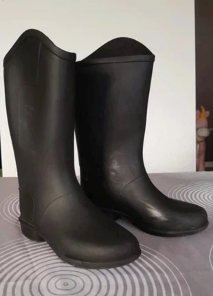 Bottes d'équitation noires 31 Decathlon, brand: Decathlon, condition: Very good, size: 31, €3.50, €4.38 includes Buyer Protection
