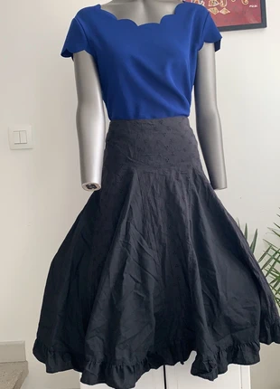 Jupe noire, marque: Camaïeu, état: Très bon état, taille: S / 36 / 8, 8,00 €, 9,10 € Protection acheteurs incluse