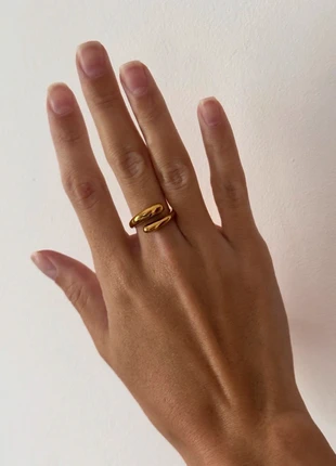 Anello dorato bague doree woman ring, marque: Vintage Dressing, état: Très bon état, taille: 18,1 mm, 12,00 €, 13,30 € Protection acheteurs incluse