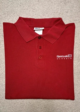 Polo Reebok Classic L Rouge 100% Coton Vintage Retro Collector Old Money Y2k, brand: Reebok, condition: Very good, size: L, €25.00, €26.95 includes Buyer Protection Pro