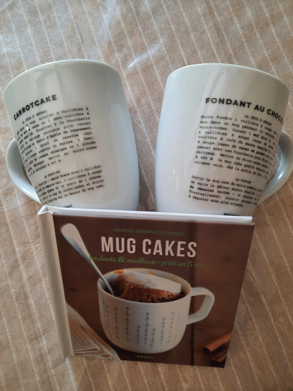 Mug cakes - Coffret avec 2 mugs