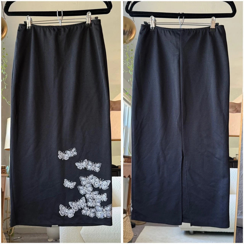 90s Midi Butterfly Skirt 2