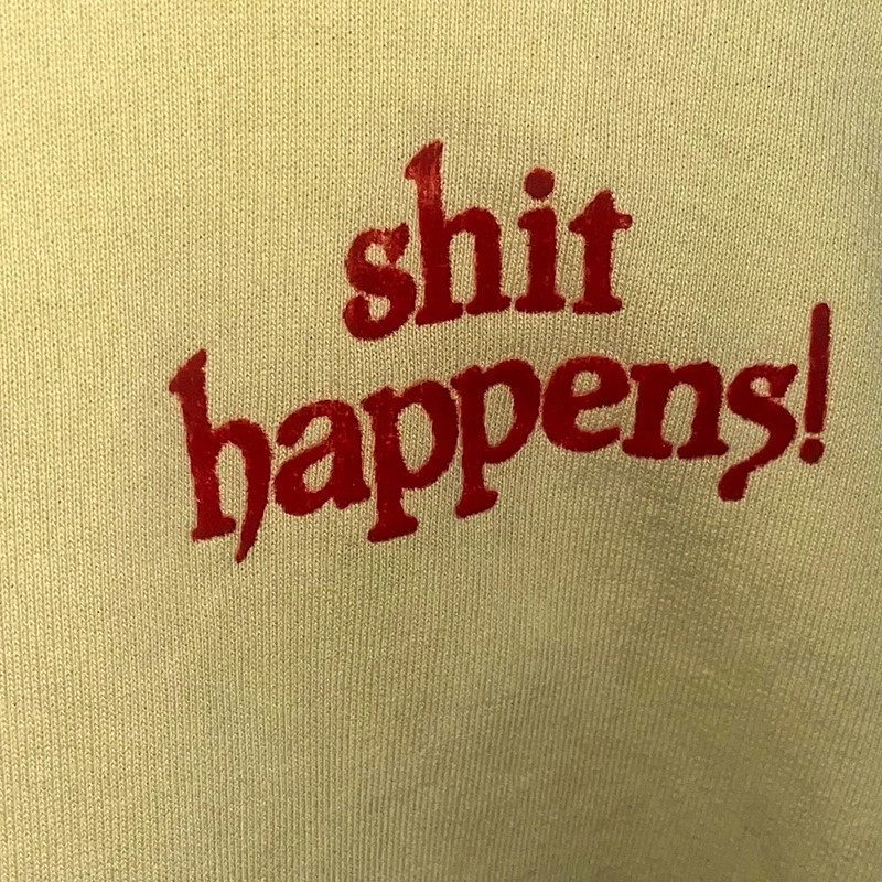 Authentic Sandro “Sh*t Happens” Hoodie 2