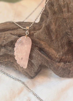 Collier aile d’ange en Quartz Rose – Amour & Douceur du cœur, marque: Collier aile d’ange en Quartz Rose – Amour & Douce, état: Très bon état, 12,90 €, 14,25 € Protection acheteurs incluse